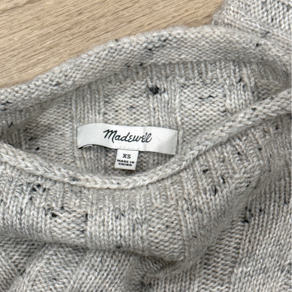 Madewell Speckled Knit Sweater - Picture 3 of 3